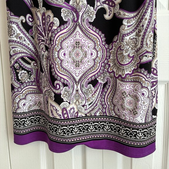 White House Black Market Paisley Bandeau Maxi Dress Women's Small - Picture 4 of 8